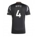 Maillot de foot Arsenal Ben White #4 Extérieur vêtements 2024-25 Manches Courtes